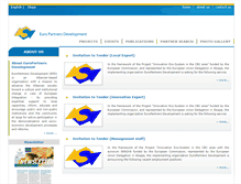 Tablet Screenshot of europartners.al