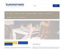 Tablet Screenshot of europartners.org